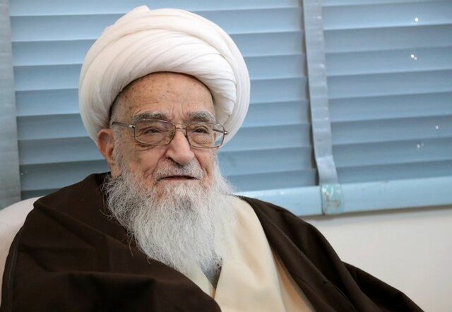 آیت الله صافی گلپایگانی خطاب به وزیر خارجه: امیدوارم با تعامل با کشورها در رفع نگرانی‌های مردم موفق باشید
