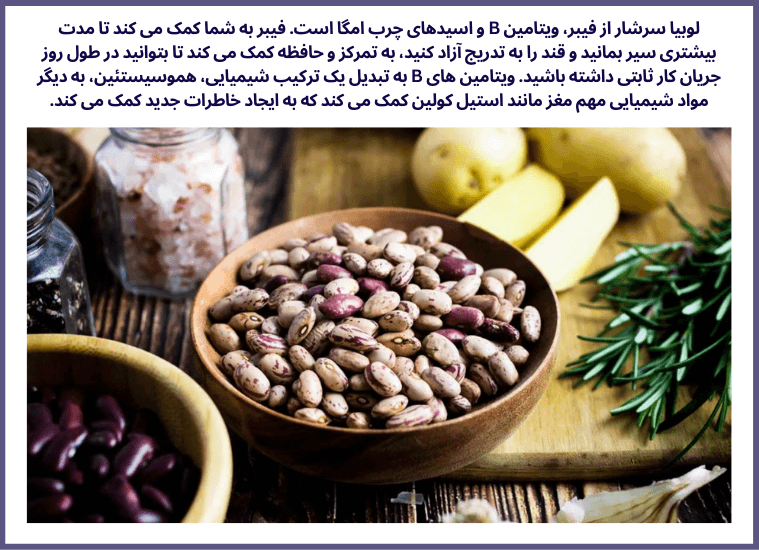 10گروه از مواد غذایی مقوی جهت تقویت مغز و حافظه انسان