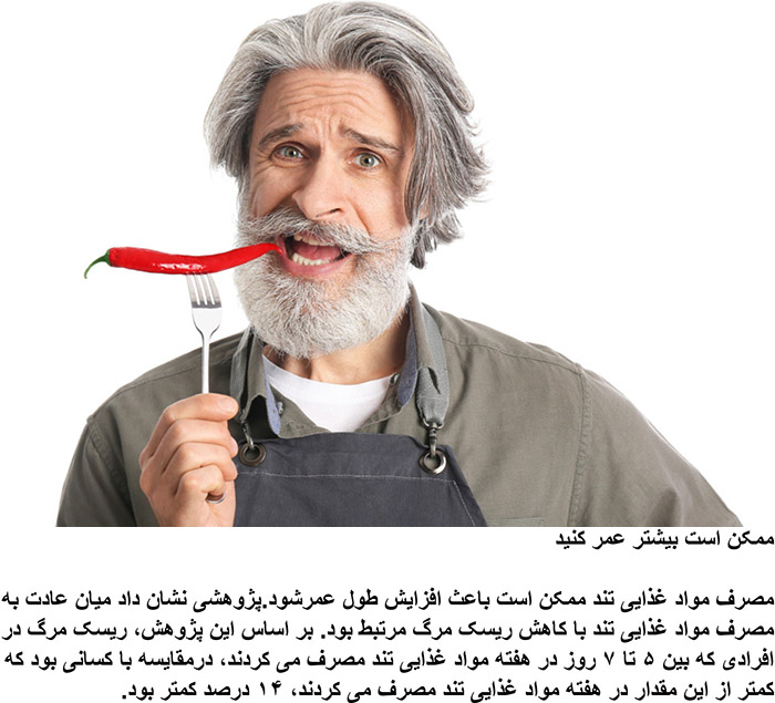 خواص و فواید باورنکردنی خوردن غذای تند برای مردان و زنان