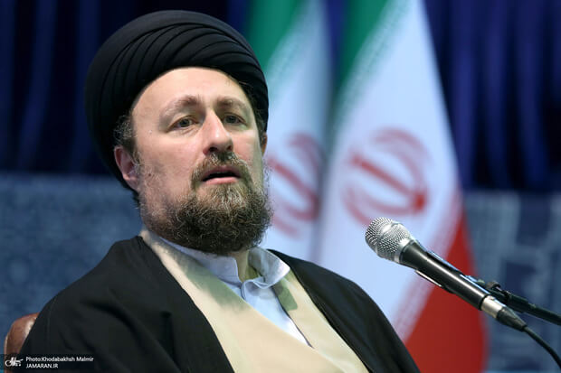 سید حسن خمینی: امام، نماد جمهوری اسلامی است- هرچه جمهوری اسلامی در عراق دارد، موکب امام است