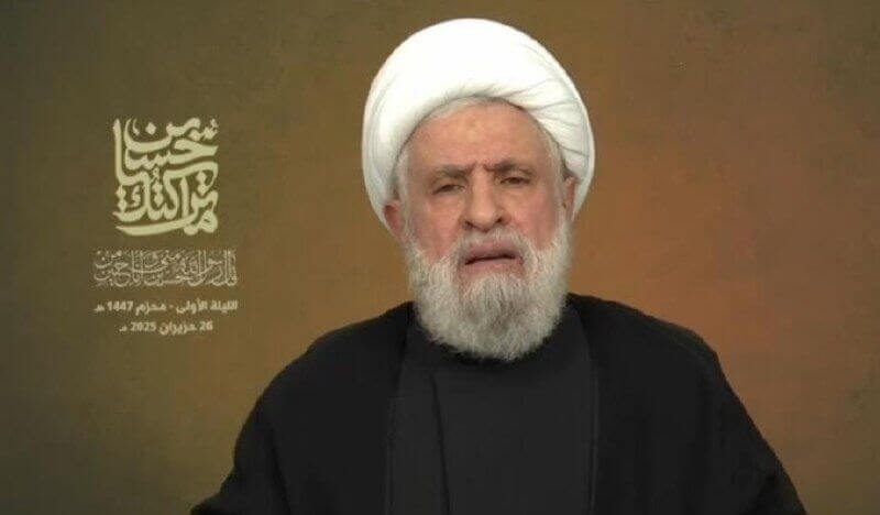 شیخ نعیم قاسم: حزب الله تحت فشار سلاح خود را تسلیم نمی کند